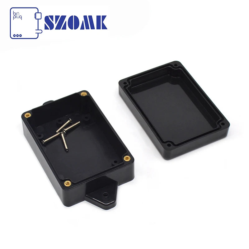 84*59*34mm Black Beige Junction Box Waterproof Shockproof Dustproof IP65 ABS Plastic Switch Box Electric Project Enclosure Fixed