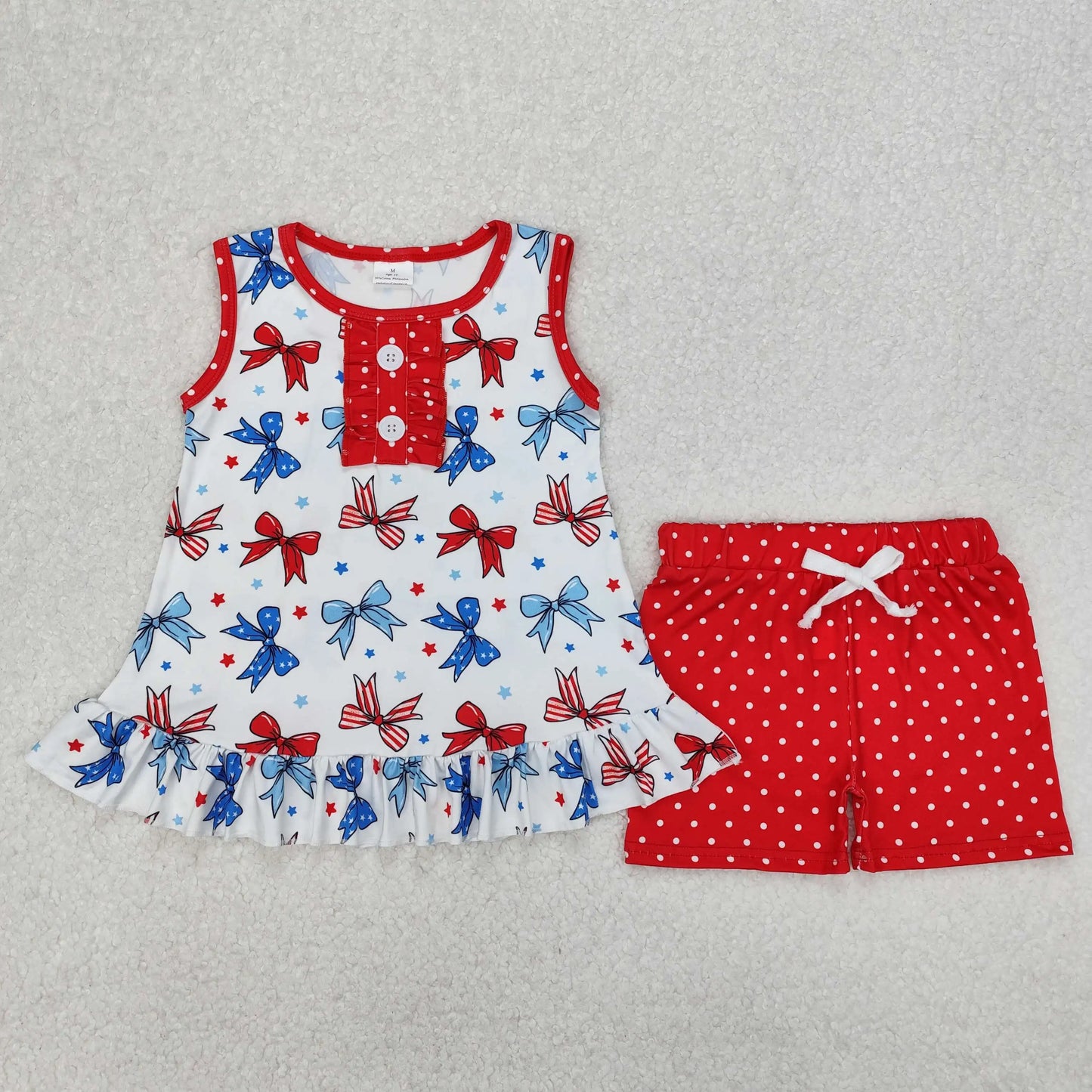 8.4 Wholesale Baby Girl Sets Boutique Hot Sale Kids Children Short Sleeves Shirt Cotton Shorts Summer Two Pieces Toddler New