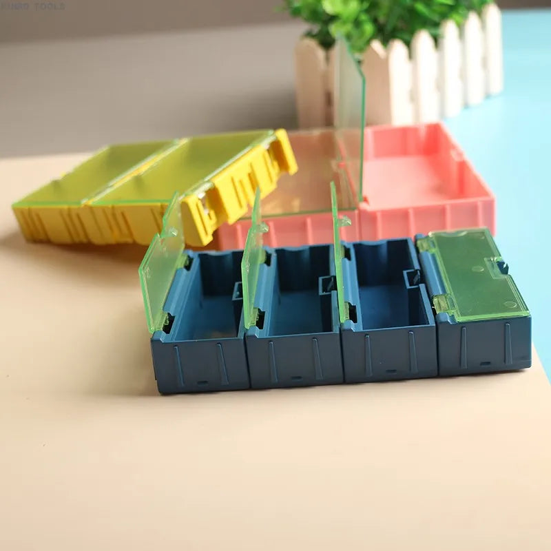 20pc/Set SMT Parts Box Electronic Component Toolbox Screw Chip Resistor Storage Box Patch Container
