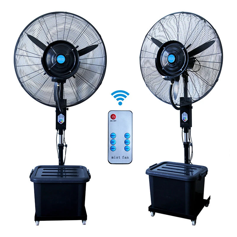 Remote Control Industrial Spray Fan 350w Atomizing Fan Water Mist Fan Humidifying Fan 220V SF-MF30CF07-R/SF-MF26CF05-R