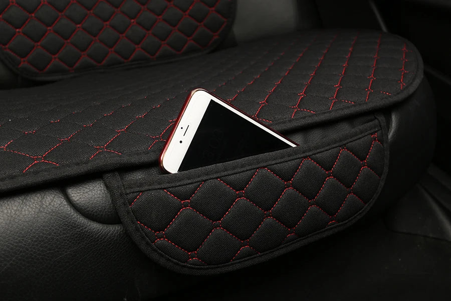 Linen Car Seat Cover Seat Universal Cushion for FORD Fiesta Fusion Mondeo Taurus Mustang Territory Kuga F-150 CAR Accessories