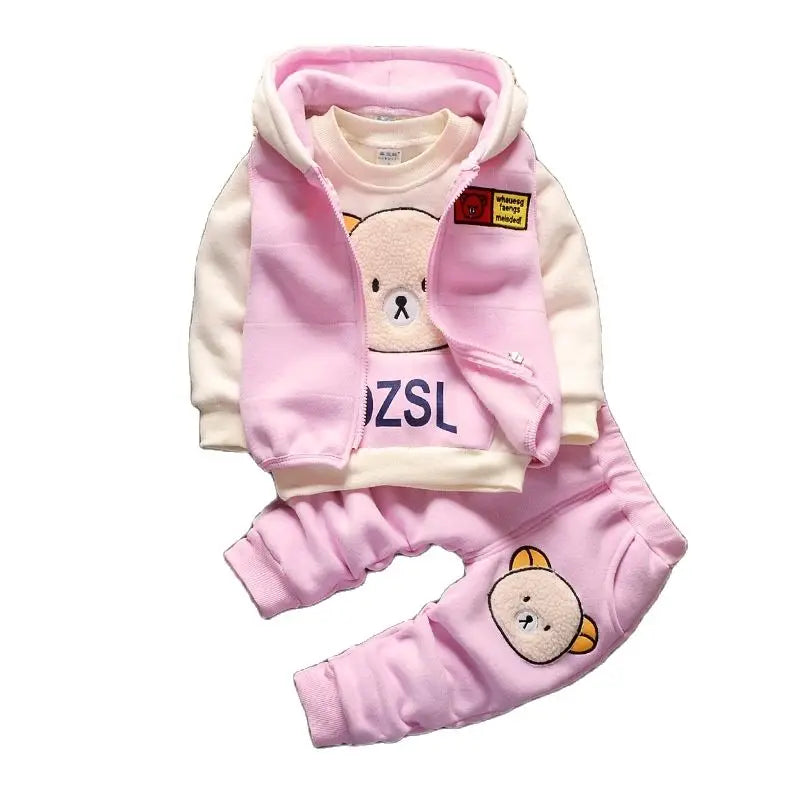 Newborn Baby Boys Clothes 2024 Autumn Baby Girls Clothes Hoodie+Pant Outfit Kids Costume Suit Infant Clothing For Baby Warm Sets