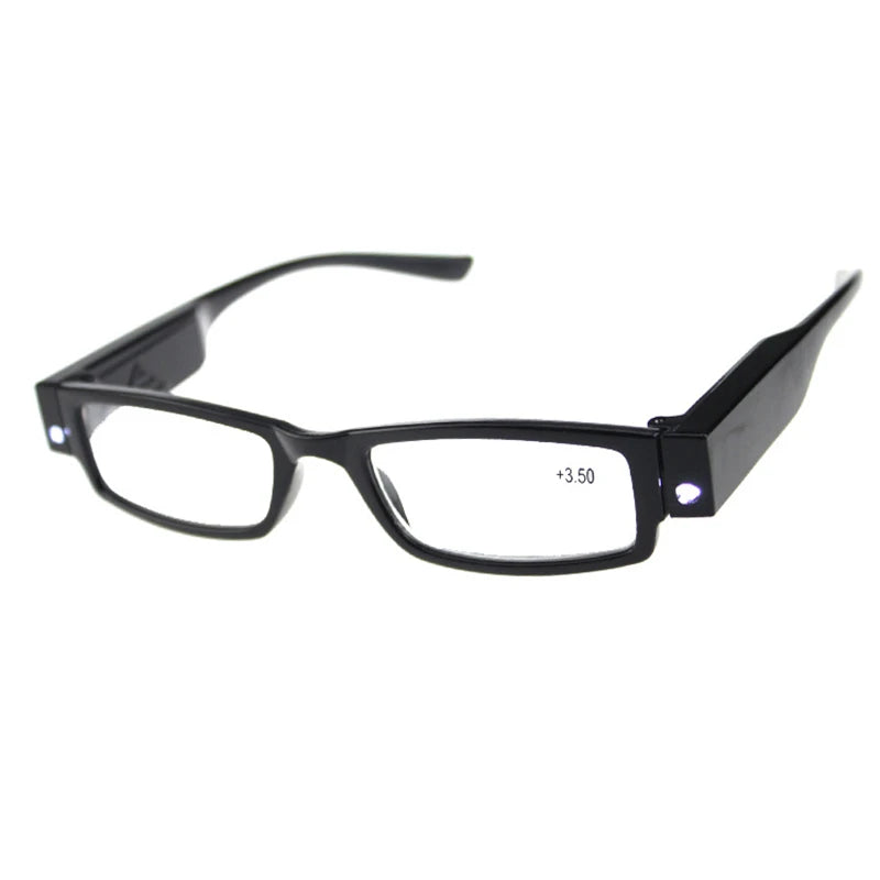 Multi Strength LED Reading Glasses Eyeglass Spectacle Diopter Magnifier Light UP New Drop Shipping