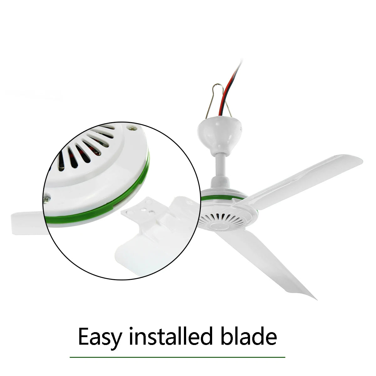 Environmental-friendly 12V 6W Solar Ceiling Fan Solar Powered Cooling Fans Small Air Conditioning Appliances Portable Ac