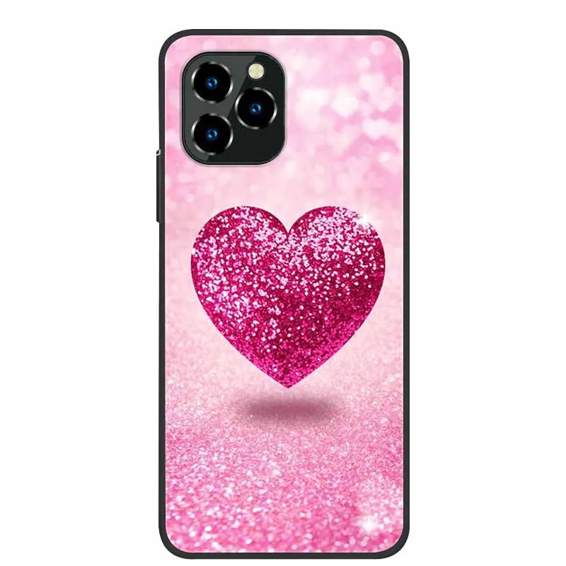 For Oukitel C21 Pro Case Luxury Silicone TPU Soft Cover Phone Case For C 21 pro coque Shockproof Protector Cartoon Capa Funda