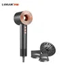 High-End Blue Color 110000RPM Brushless Motor Hair Dryer with 400 Million Negative Ions Hollow Design for Multi-Style for Hotels