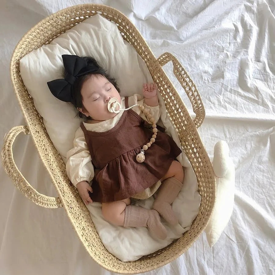 2026 Autumn Baby Clothes 2pcs Set Siblings Clothes Infant Girls Bodysuit Big Sisters Dress Toddler Suit