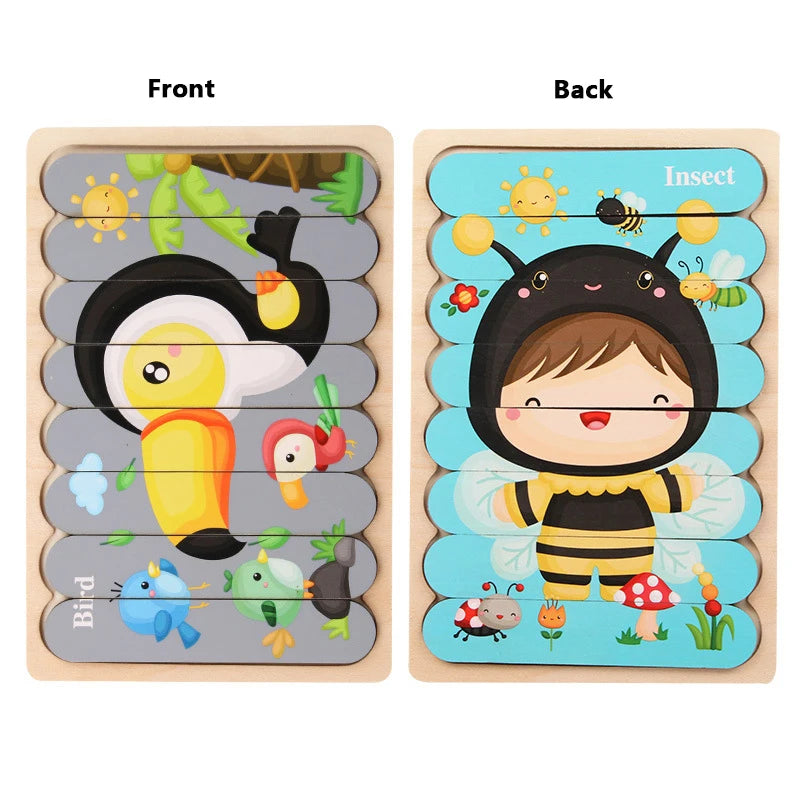 Baby Montessori Toys For Kids 2 to 4 Years Old Learning Educational Toys Children Magnetic Maze Busy Board Wooden Puzzle Game