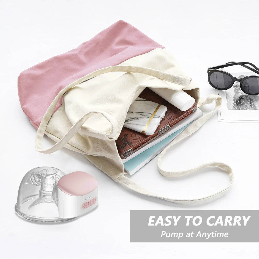 2/1pcs BB-P1 Wearable Breast Pump Hands Free Electric Portable Wearable Breast Pumps BPA-free Breastfeeding Milk Collector