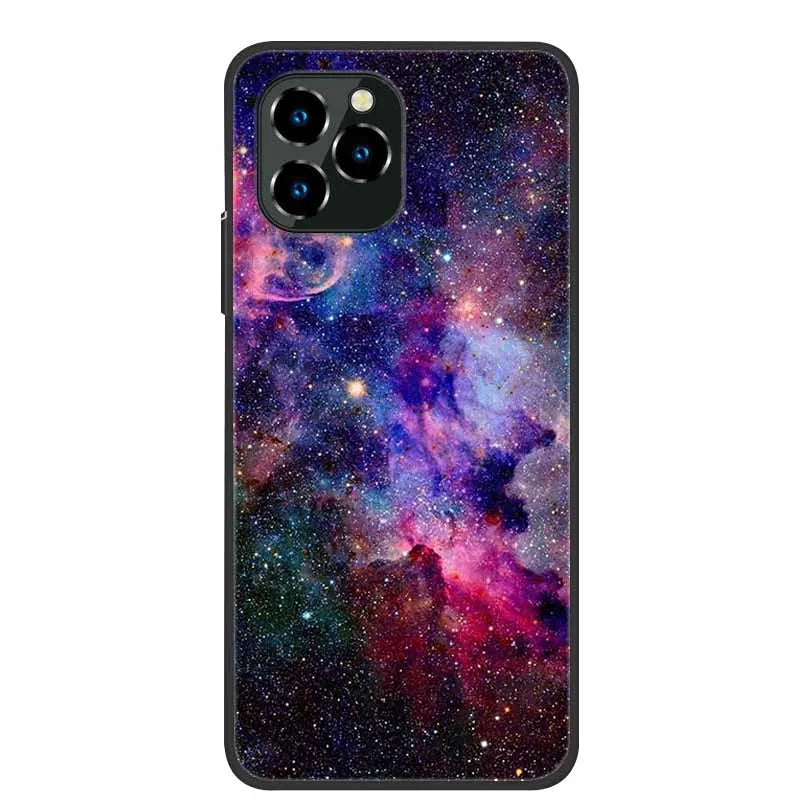 For Oukitel C21 Pro Case Luxury Silicone TPU Soft Cover Phone Case For C 21 pro coque Shockproof Protector Cartoon Capa Funda