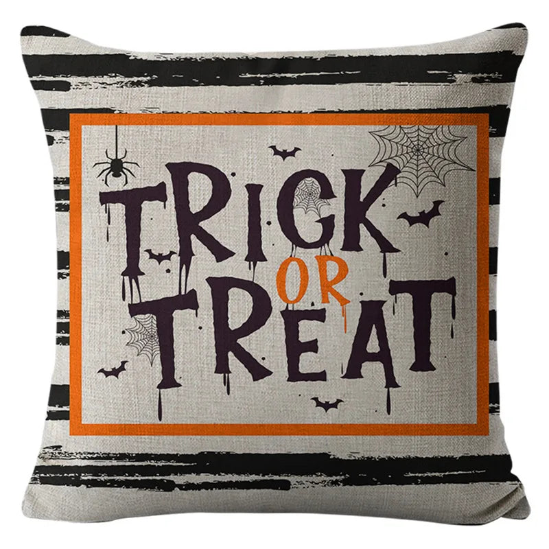 New Arrival Halloween Digital Print Cushion Cover Holiday Home Decoration Pillow Nordic Style Pillow Cover