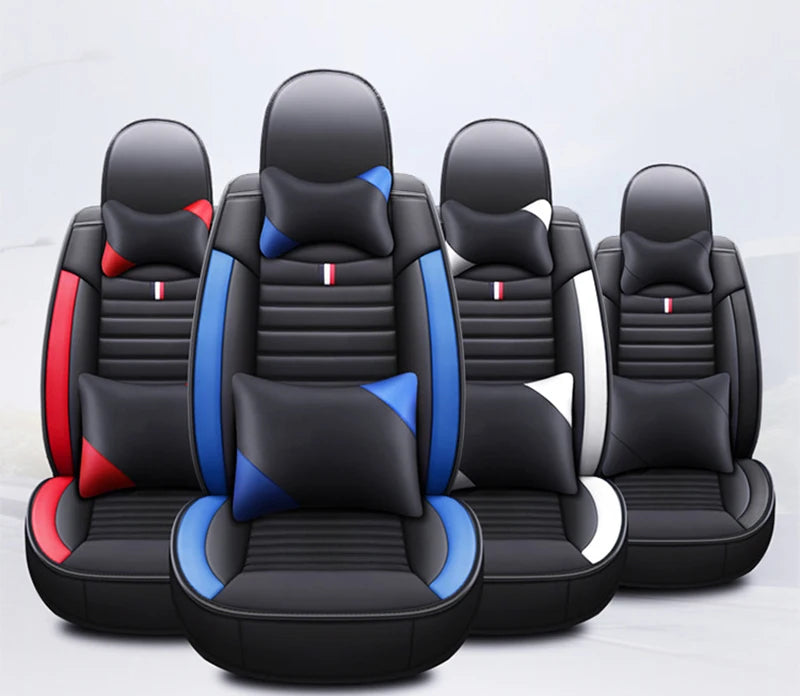 Universal Style Full Coverage Car Seat Cover for Dacia Duster Sandero Renault Clio Fiat Ypsilon Seat Arona Cors Car Accessories