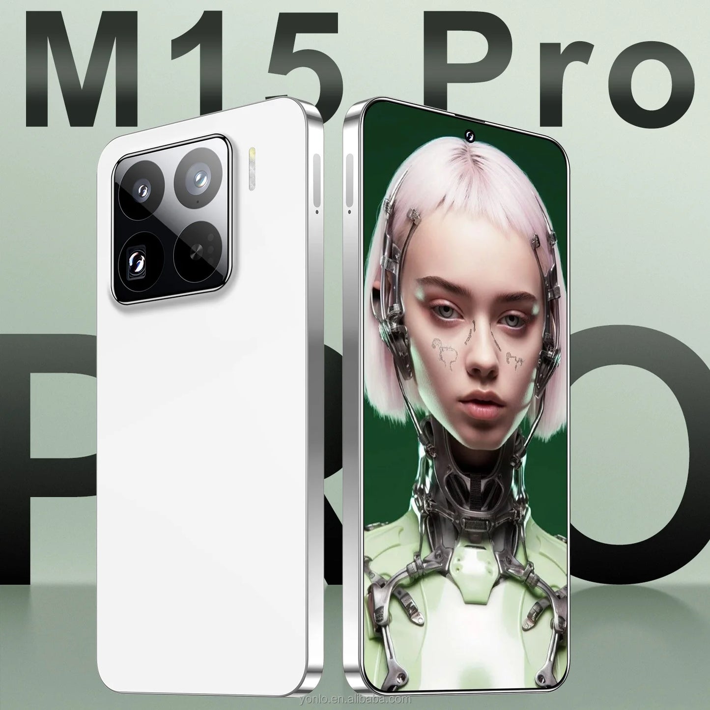 Factory-Priced M15 Pro 2025 Original 16GB+1TB 5G Dual SIM Mobile Phone with Decacore CPU 108MP Rear Camera CDMA LTE Cellular