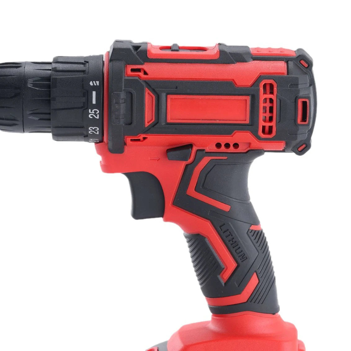 21V Two Speed Drill Set New Model Promotional Multi-Purpose Household Electric Screwdriver Red DIY Hand Drill OEM Customization