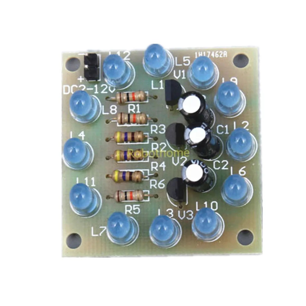 Diy kit electronics LED circuit board kits LED light electronic components manufacturing diy kit spare parts student Laboratory