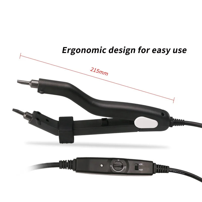 Heat Hair Connector Hair Extension Iron High Temperature Controllable Heat Iron with Gift - Perfect for Your Hair!"