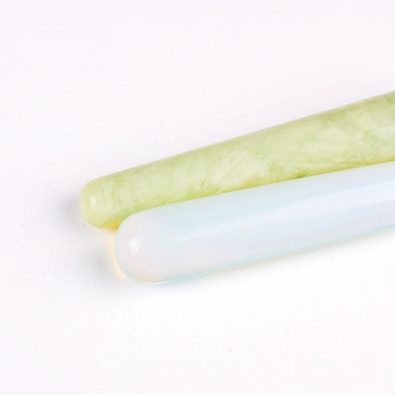 Wholesale Massage Wand Yoni Natural Crystal Mineral Quartz Acupoint Pen Face Care Tool Relax Body Beauty Health Massagestick