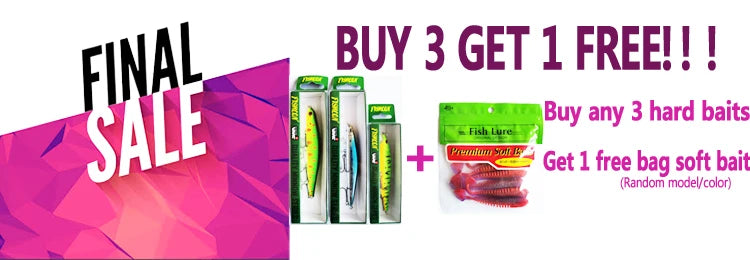 FM33 Deep Tail Dancer Hard Bait 75mm 10g  90mm 14.3g 105mm 23g Deep Diving Minnow Lure Wobbler Bass Pike