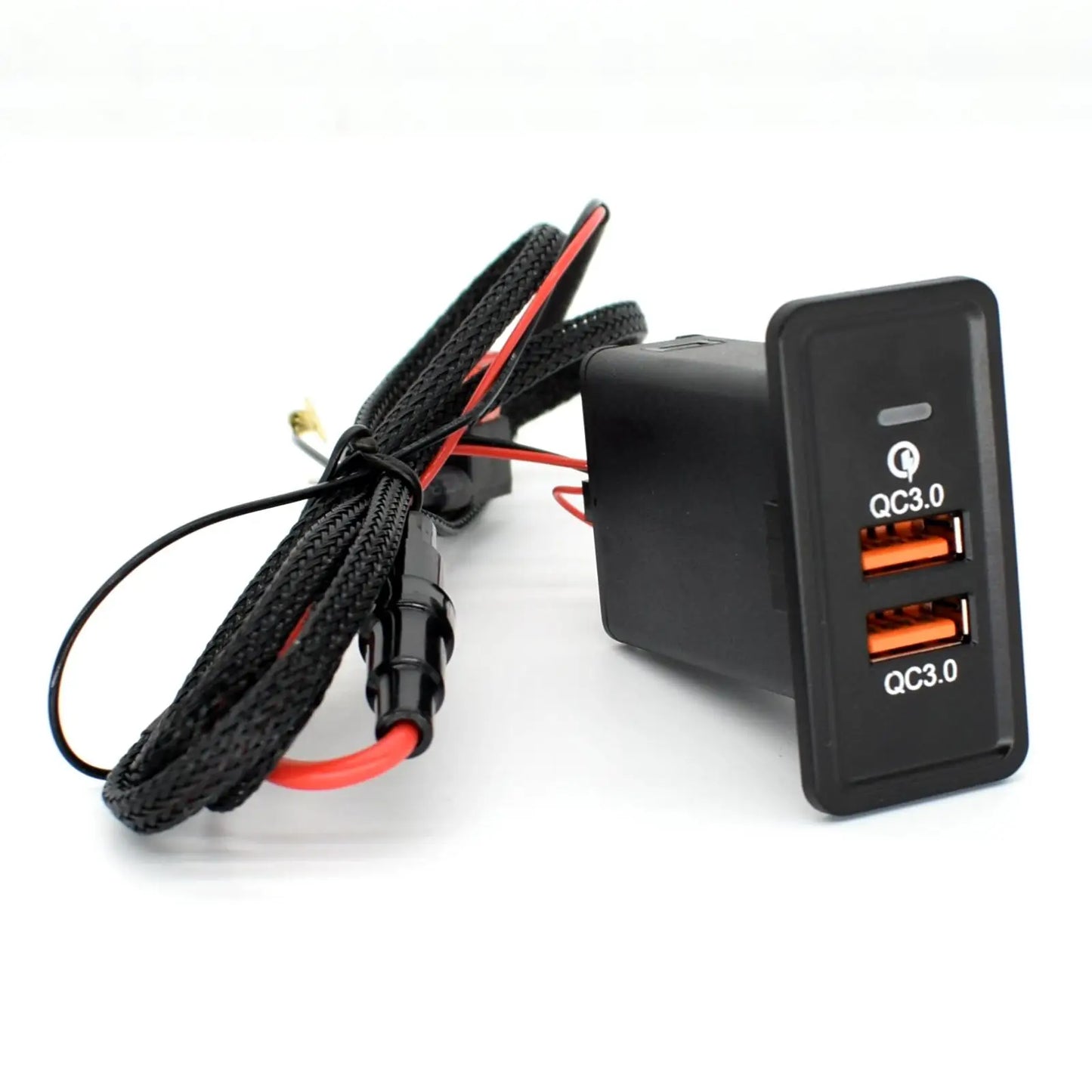 For SEAT Ibzia Leon For VW Golf Beetle Jetta Passat Sharan Car Charger Dual USB QC3.0 Port Phone Laptop 12V Fast Quick Charging