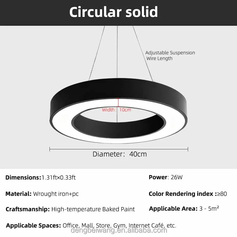 Nordic Ceiling Lighting Chandelier Dimmable LED Linear Light Adjustable Height Hanging Lamp Hot Sale Commercial