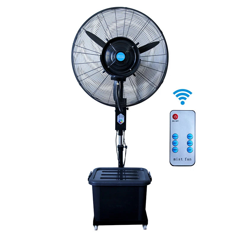 Remote Control Industrial Spray Fan 350w Atomizing Fan Water Mist Fan Humidifying Fan 220V SF-MF30CF07-R/SF-MF26CF05-R
