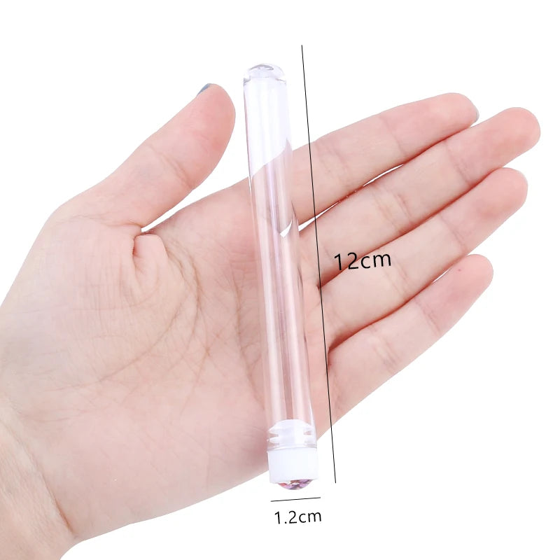 20/50pcs Reusable Christmas Eyelash Brush Tube False Mascara Wands Dust-proof Eyebrow Brush Container Lash Extension Makeup Tool