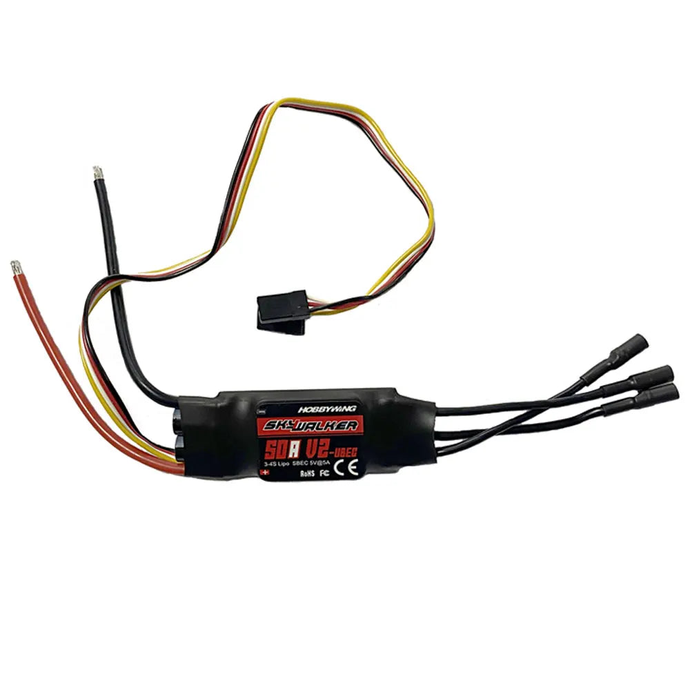 Hot Sales Original Hobbywing SKYWALKER Series 2-6S 20A 30A 40A 50A 60A 80A Brushless ESC Speed Controller With UBEC For RC