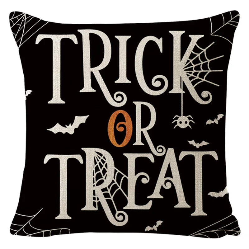 New Arrival Halloween Digital Print Cushion Cover Holiday Home Decoration Pillow Nordic Style Pillow Cover