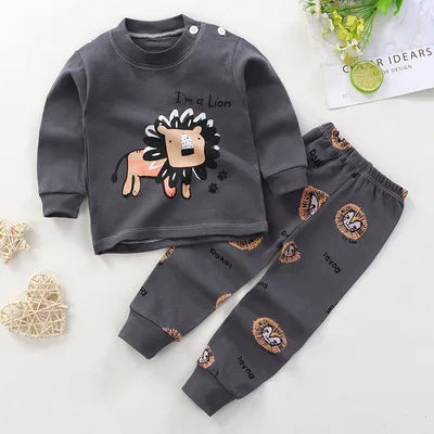 2024 New Spring Autumn Cotton Children's sets Baby Boy girls Clothes Clothing Suit 0-3 year