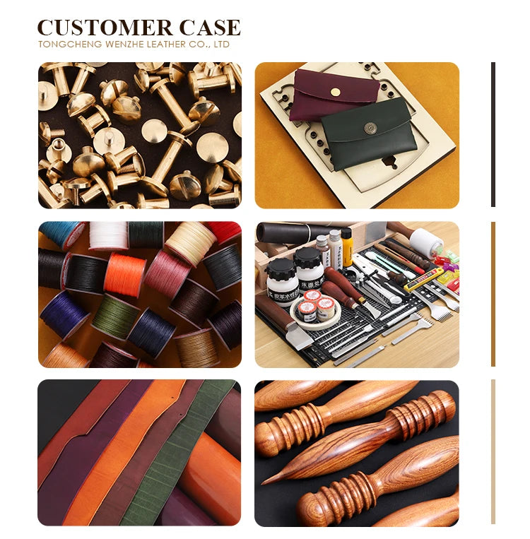 Handbags Wallet DIY Handmade Leather Working Tools Set Leather Tool Kits Professional Leather Tools Craft Set