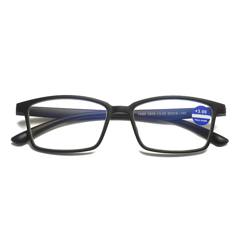 SB1916 1pc True TR Material Squared Frame Good Quality Presbyopia Fashion Unisex Corrective Eyeglasses Reading Glasses