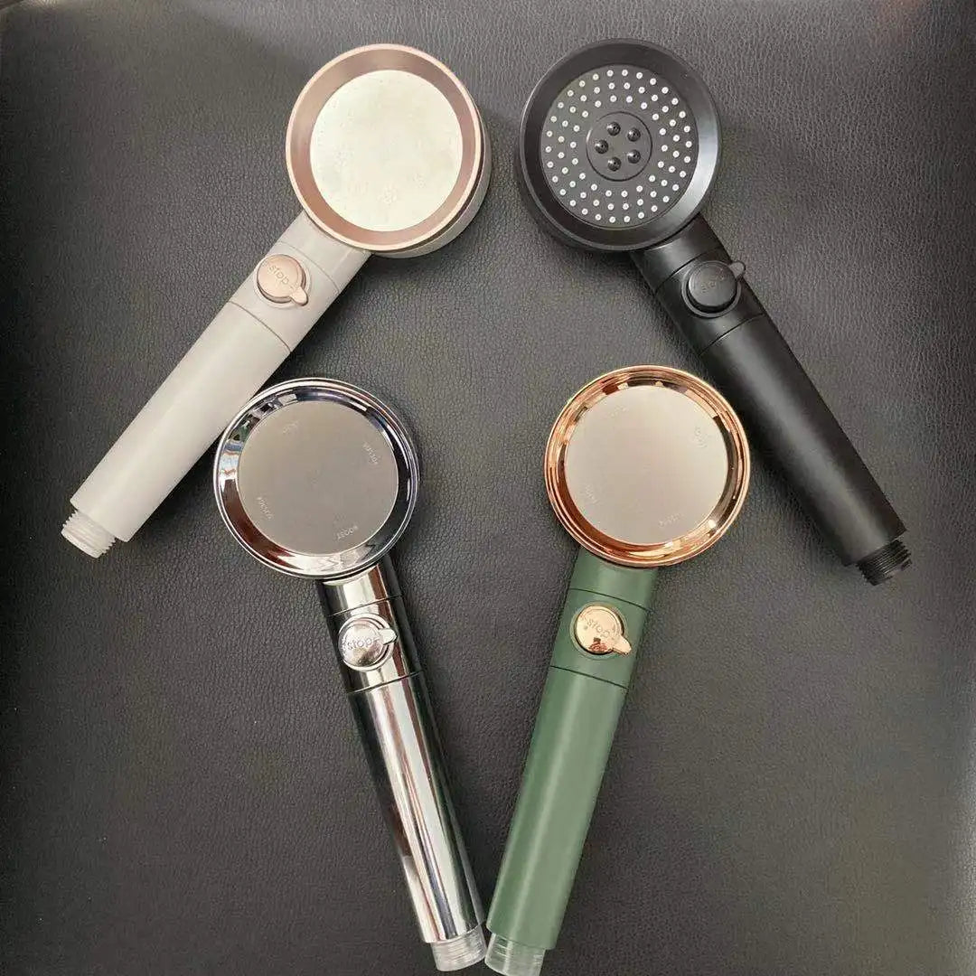 Filter Rainfall Shower Head SPA Bathroom ABS Chrome Water Saving High Pressure Handheld Shower Head