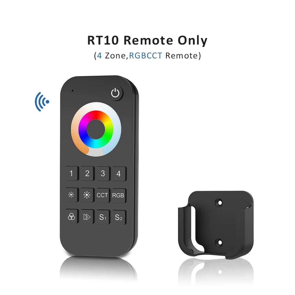 MJJC Tuya Smart Life LED RGBCCT Controller DC 12V 24V 5 in 1 Dimmer 2.4G RF Wireless Remote LED Strip Light work with Alice WT5