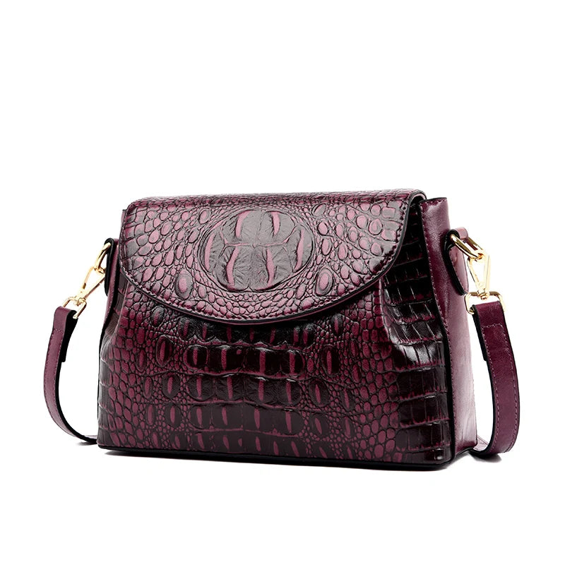 Luxury Brand Handbags For Women 2026 Sac A Main Ladies Crocodile Pattern Leather Crossbody Bags Designer New Shoulder Bag Bolsos