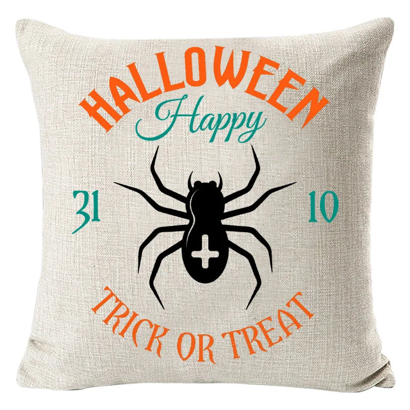 New Arrival Halloween Digital Print Cushion Cover Holiday Home Decoration Pillow Nordic Style Pillow Cover