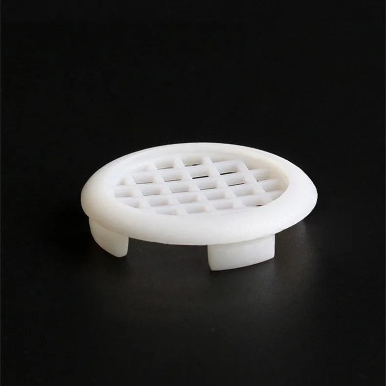5/10pcs Air Vent Cover Plastic Round Louver Mesh Hole Plug Cabinet Grille Ventilation Systems Decorative Furniture Accessories