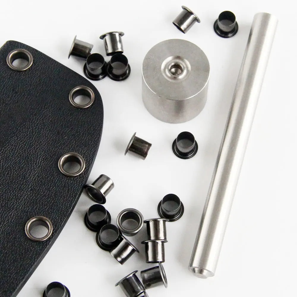 Kydex Tool Setter Set Kit with Anvil and Eyelets Rivet for DIY Sheath Holster