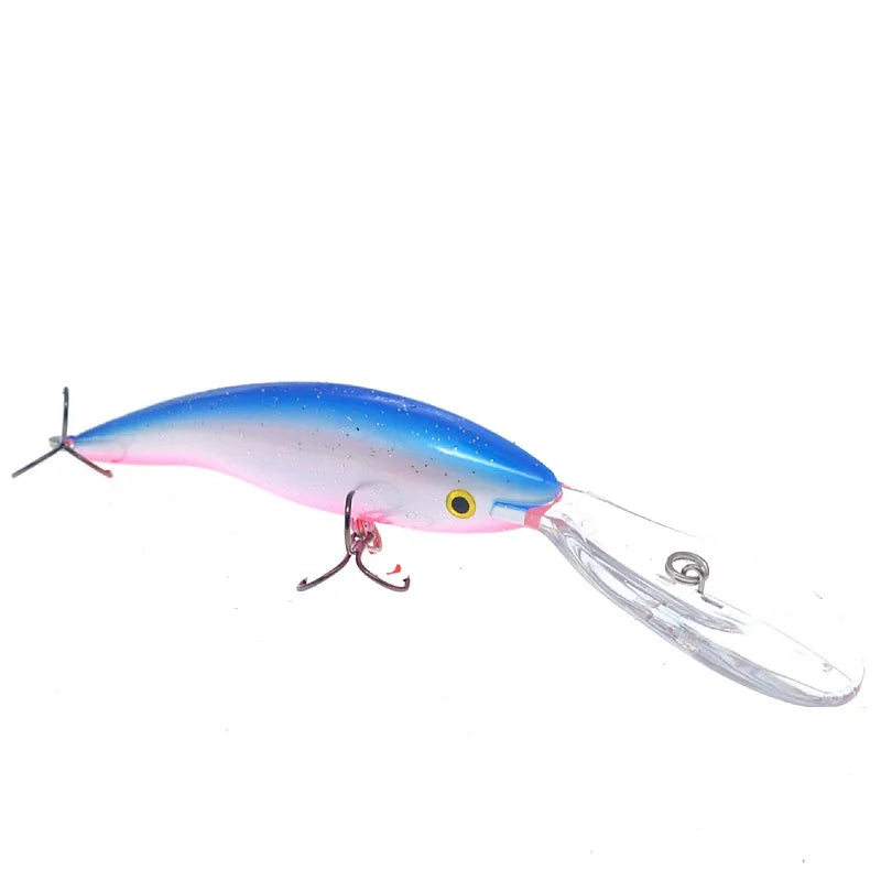 Long Cast Minnow Fishing Lure Hard Bait Long Mouth Dive Board 15.5cm/20g Artificial Lures Lot 5 Pieces Sale
