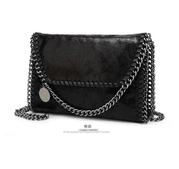 Luxury Chains Flap Crossbody Bags for Women 2023 Designer Square Shoulder Bag Mini Phone Handbags and Purses Clutch Tote Chic