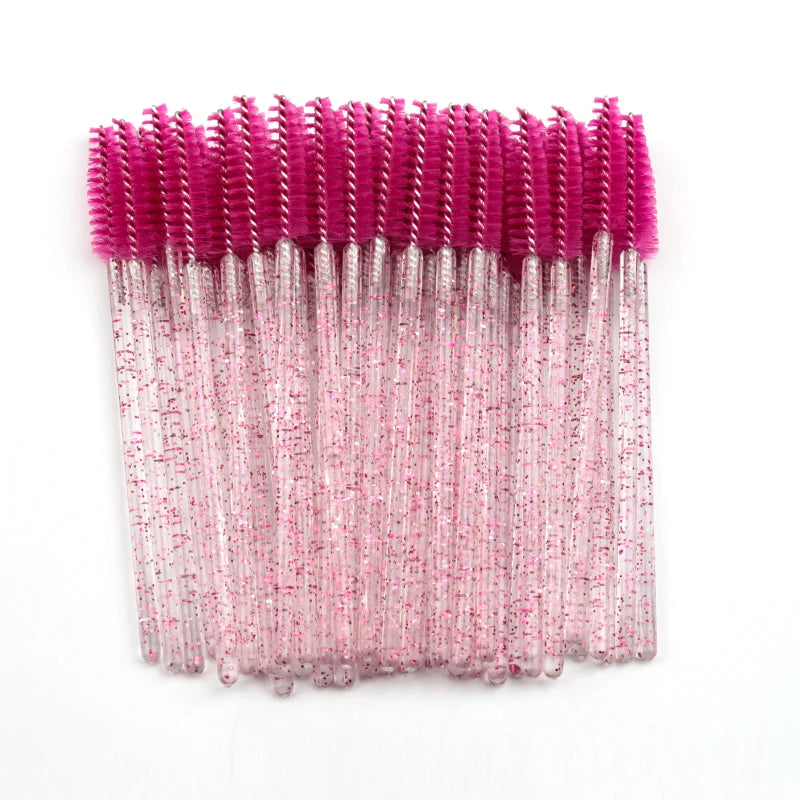 500pcs Eyelash Brushes Spoolies Micro Lash Mascara Wands Combs Wholesale Makeup brush wholesale For Eyelash Extension Makeup