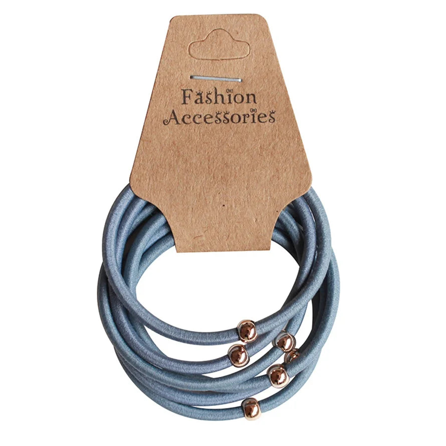 6PCS Women Elastic Hair Bands Scrunchie Ponytail Holder Organza Hairbands Set Hair Ropes Ties Girls Hair Accessories