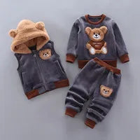 Newborn Baby Boys Clothes 2024 Autumn Baby Girls Clothes Hoodie+Pant Outfit Kids Costume Suit Infant Clothing For Baby Warm Sets