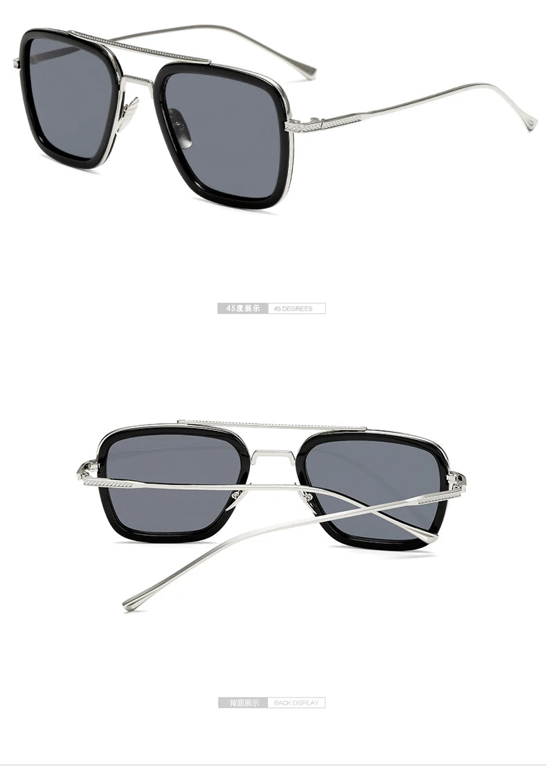SPH -0.5 -0.75 -1.0 to -6 Fashion Metal Style For Women Sunglasses Men Square Brand Design Sun Glasses