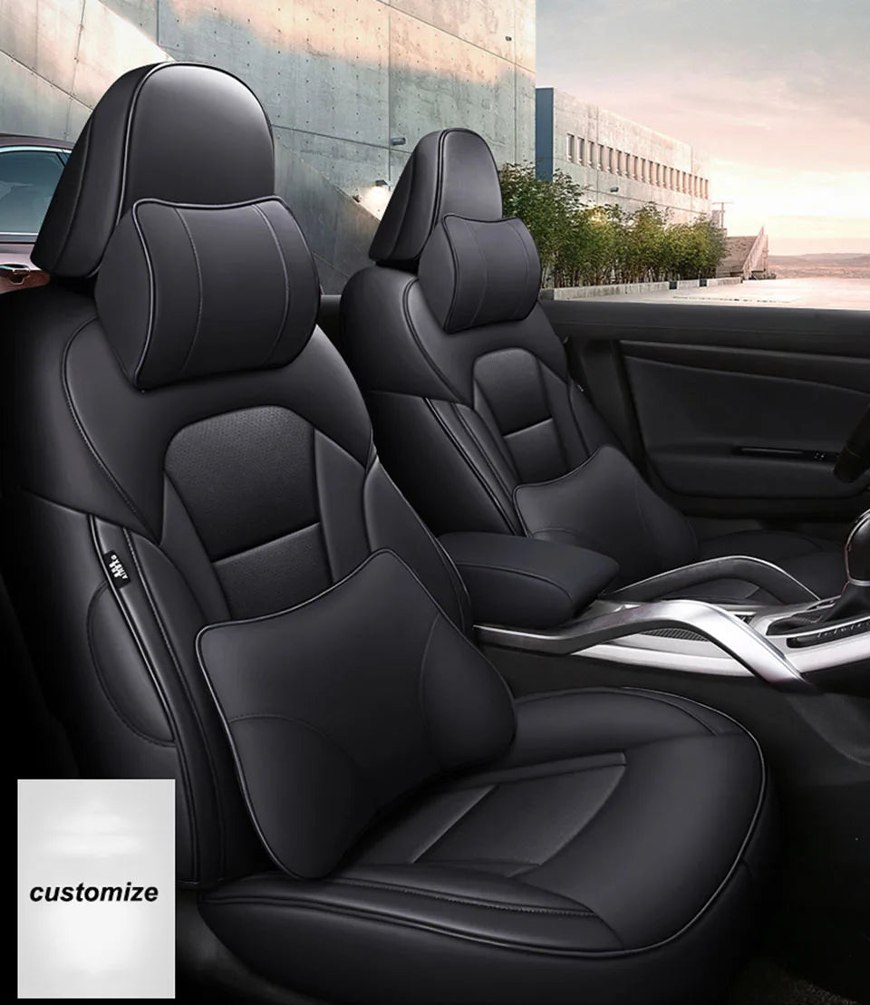 Genuine Leather Custom Auto Car Seat Cover For Mazda 3 BK BL 2010 2006 2015 6 GH GG 2009 CX-5 CX-7 CX3 Interior Accessories