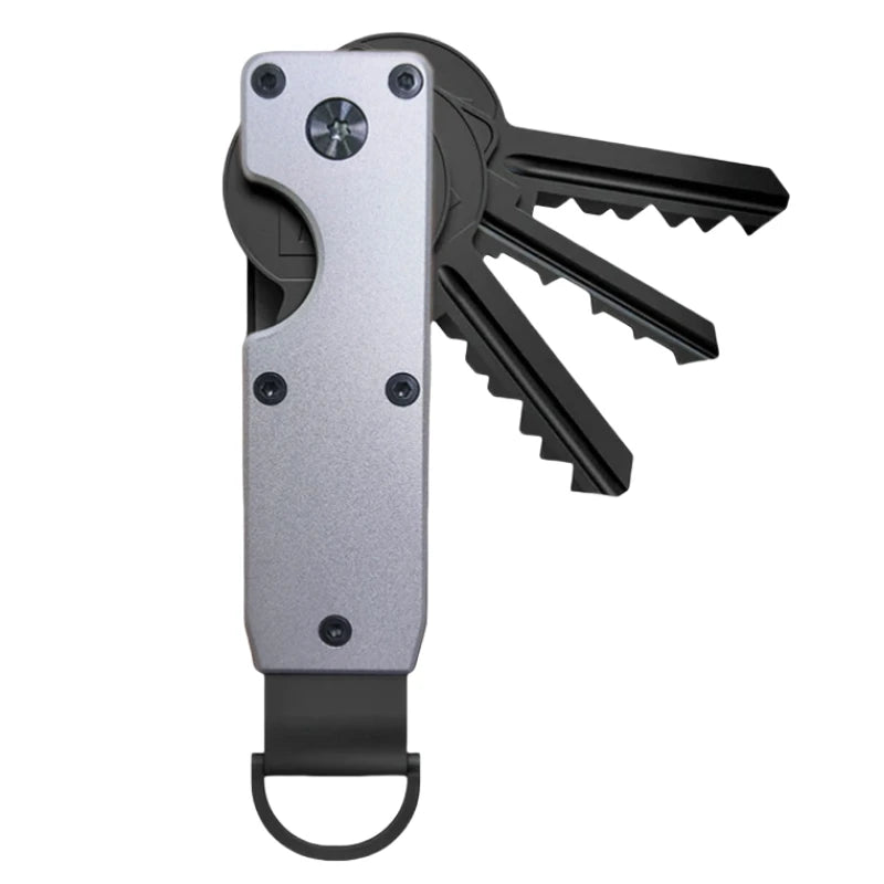 Key Organizer Compact Holder Metal Secures Key Chain Key Case Holder Keychain