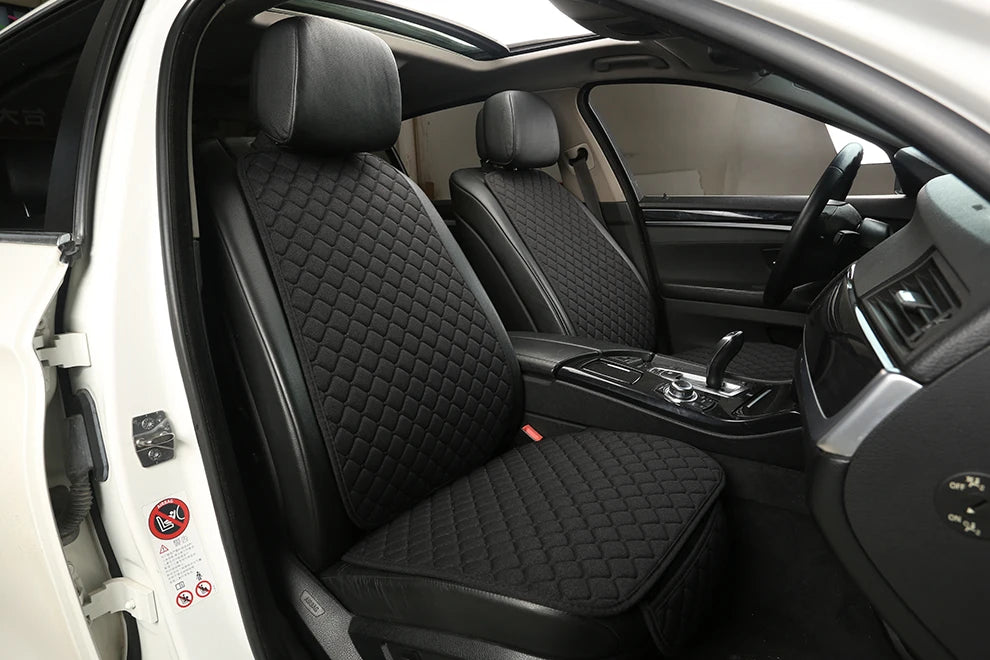 Linen Car Seat Cover Seat Universal Cushion for FORD Fiesta Fusion Mondeo Taurus Mustang Territory Kuga F-150 CAR Accessories