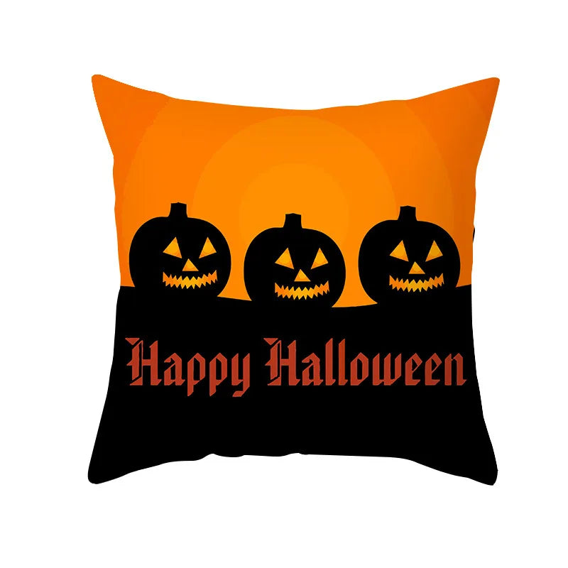 New Arrival Halloween Digital Print Cushion Cover Holiday Home Decoration Pillow Nordic Style Pillow Cover