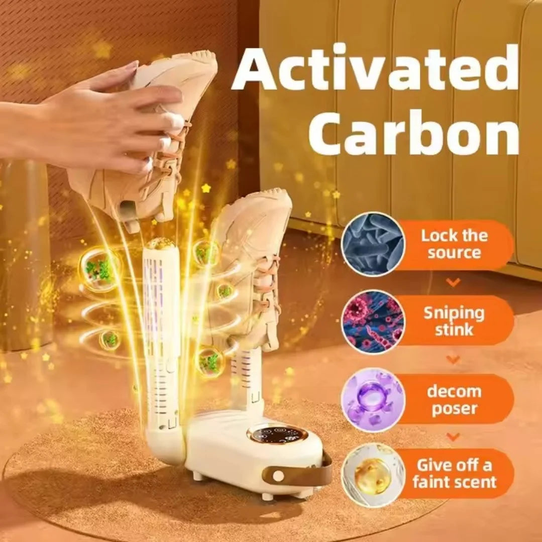 3 Gears Timing Foldable Household Shoe Heater Portable Mini Electronic Warm Wind Blow Shoes Dryer Machine