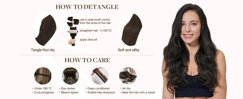100% Unprocessed Brazilian Virgin Remy Hair Extensions Full Head 8pcs 120G Natural Black Color Straight Human Clip-In System