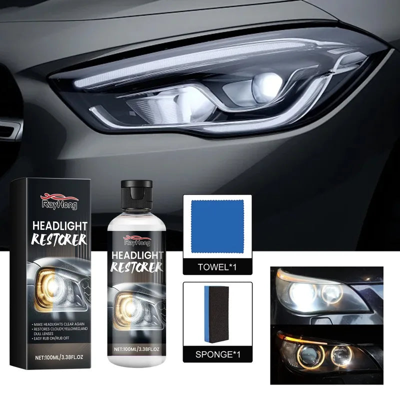 Automotive headlight repair polishing solution Automotive headlight scratch repair renovation maintenance brightening coating po